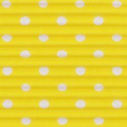 Papel Micro-Ondulado 50 x 80cm Amarelo Claro c/ Bolinha